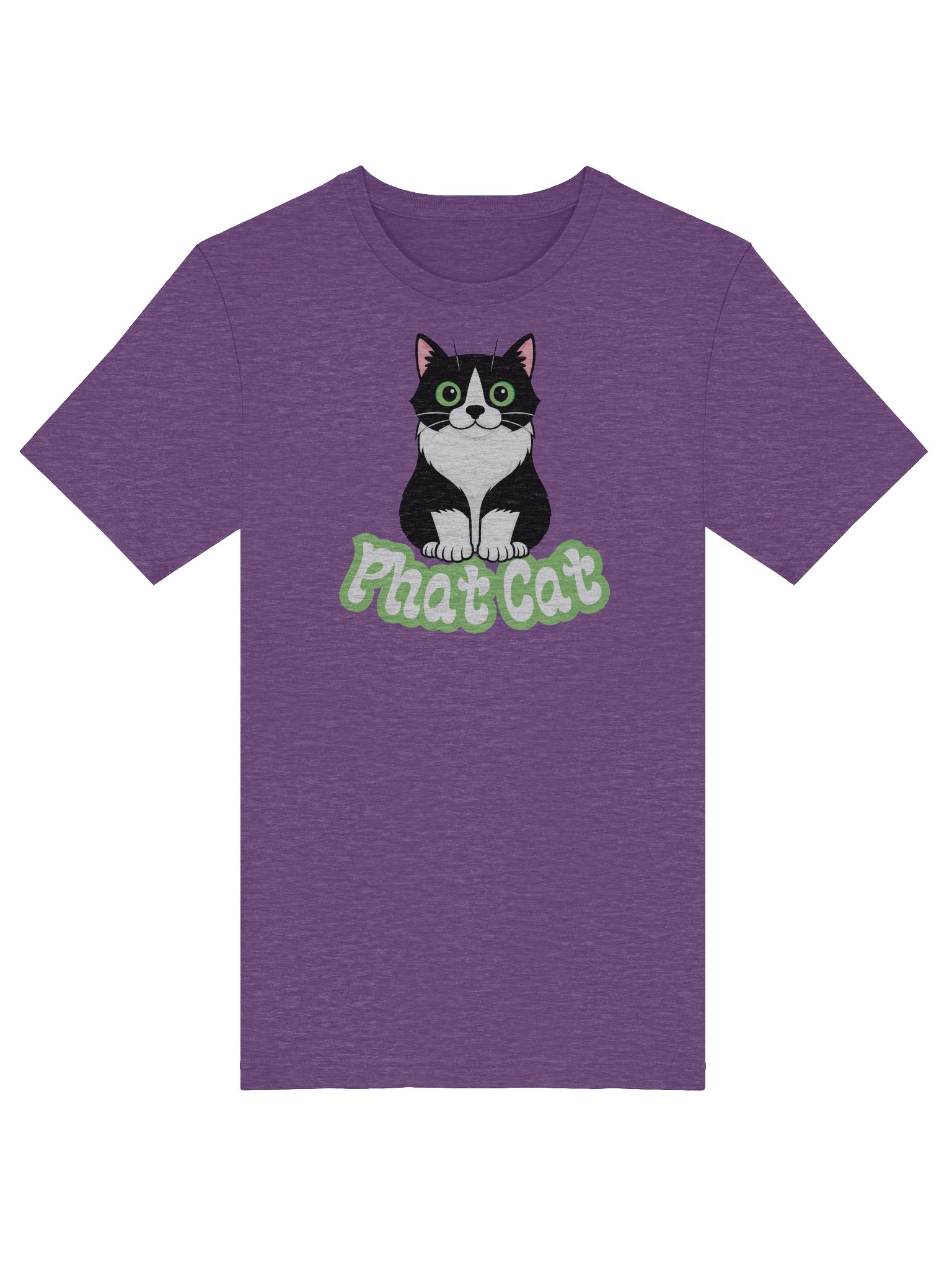 Phat Cat Supersoft Unisex Tee (Green) product image (5)