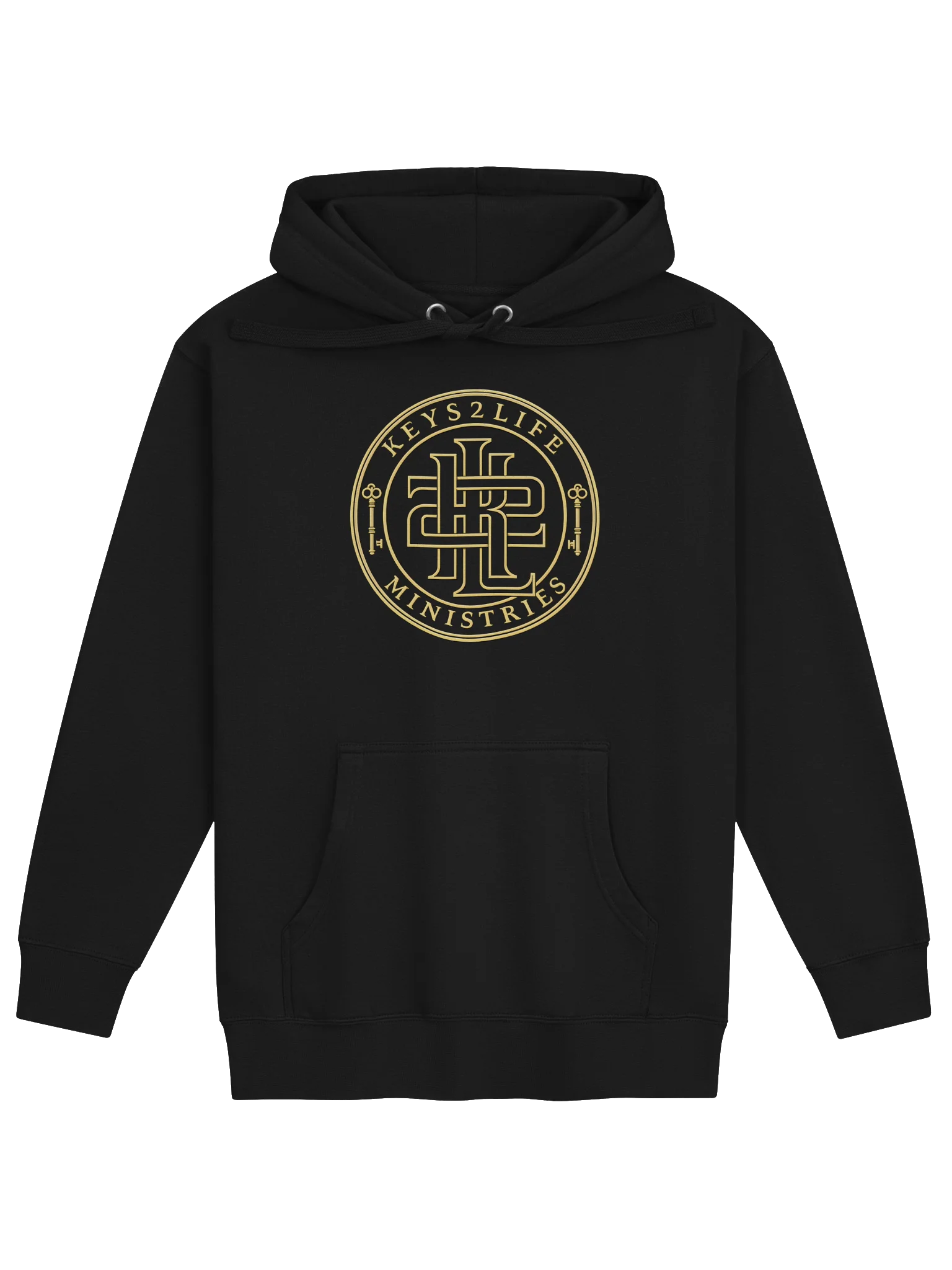 Keys 2 Life Ministries Gold Emblem Hoodie product image (2)