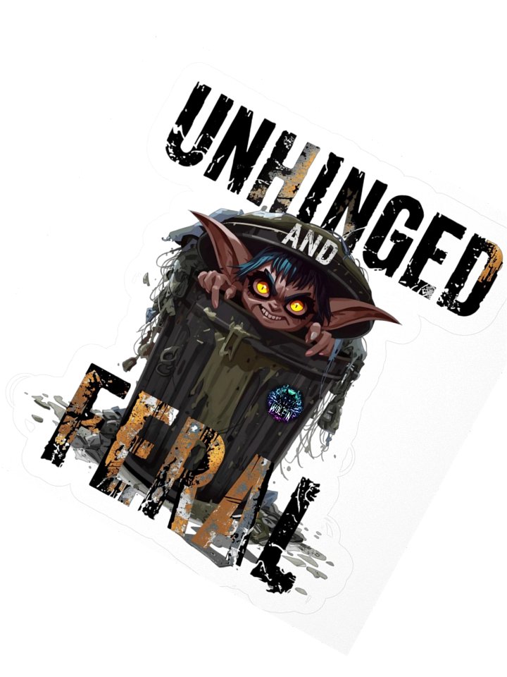 Unhinged And Feral Stickers product image (4)
