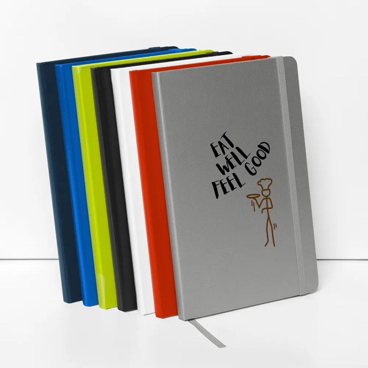 Hardcover Bound Notebook | JournalBook ( Eat well) product image (2)