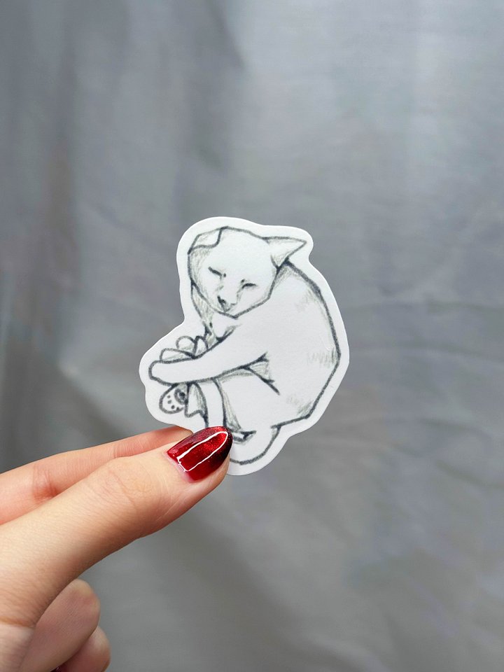 Eepy Kat Sticker product image (2)