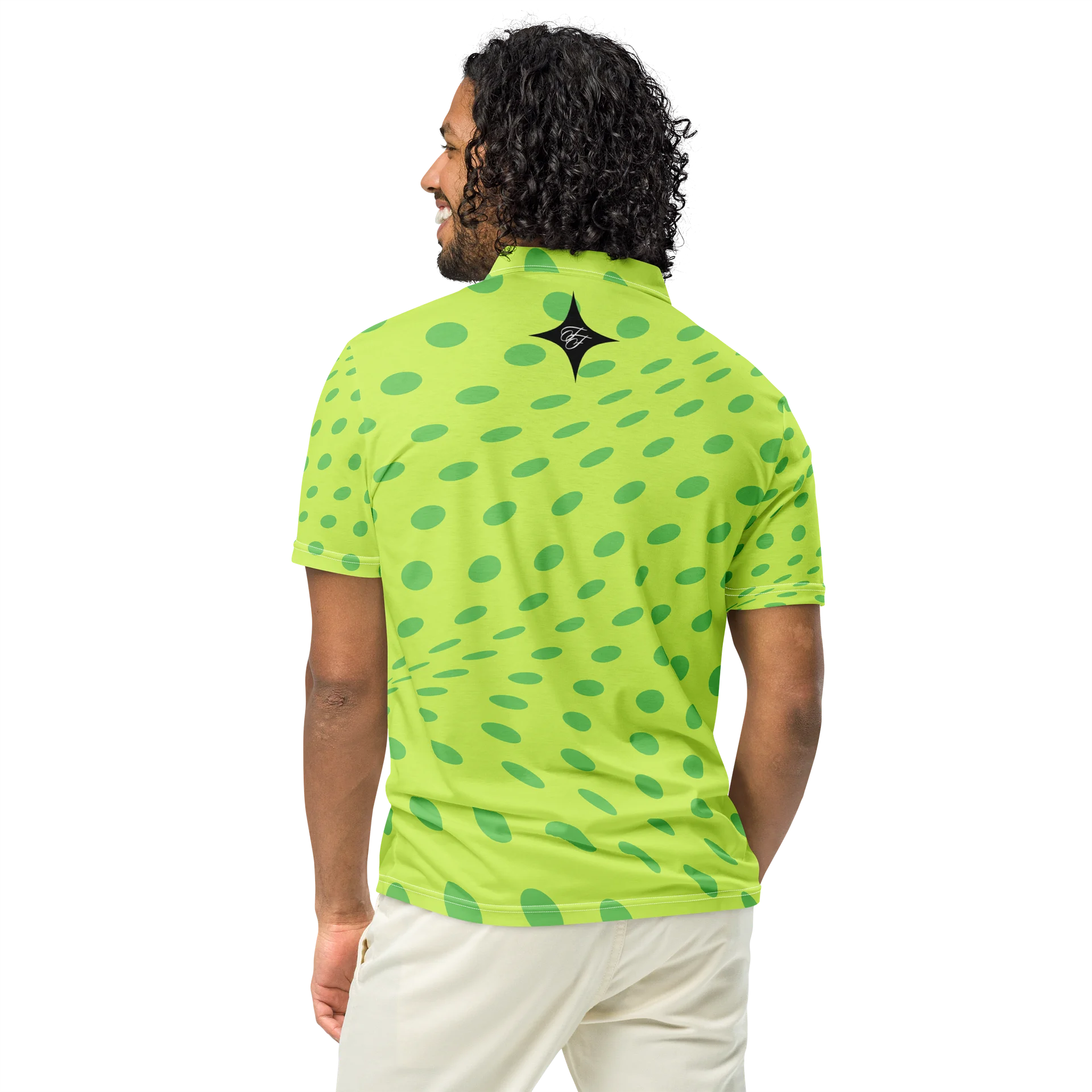 F&F Lime Slim Fit Polo Shirt product image (5)