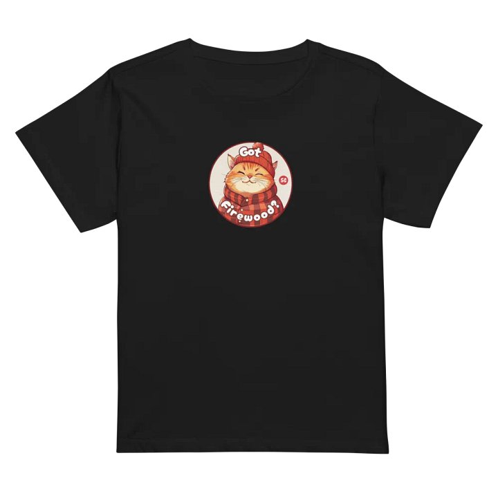 Cozy Cat - Got Firewood? | High Waisted Tee product image (1)