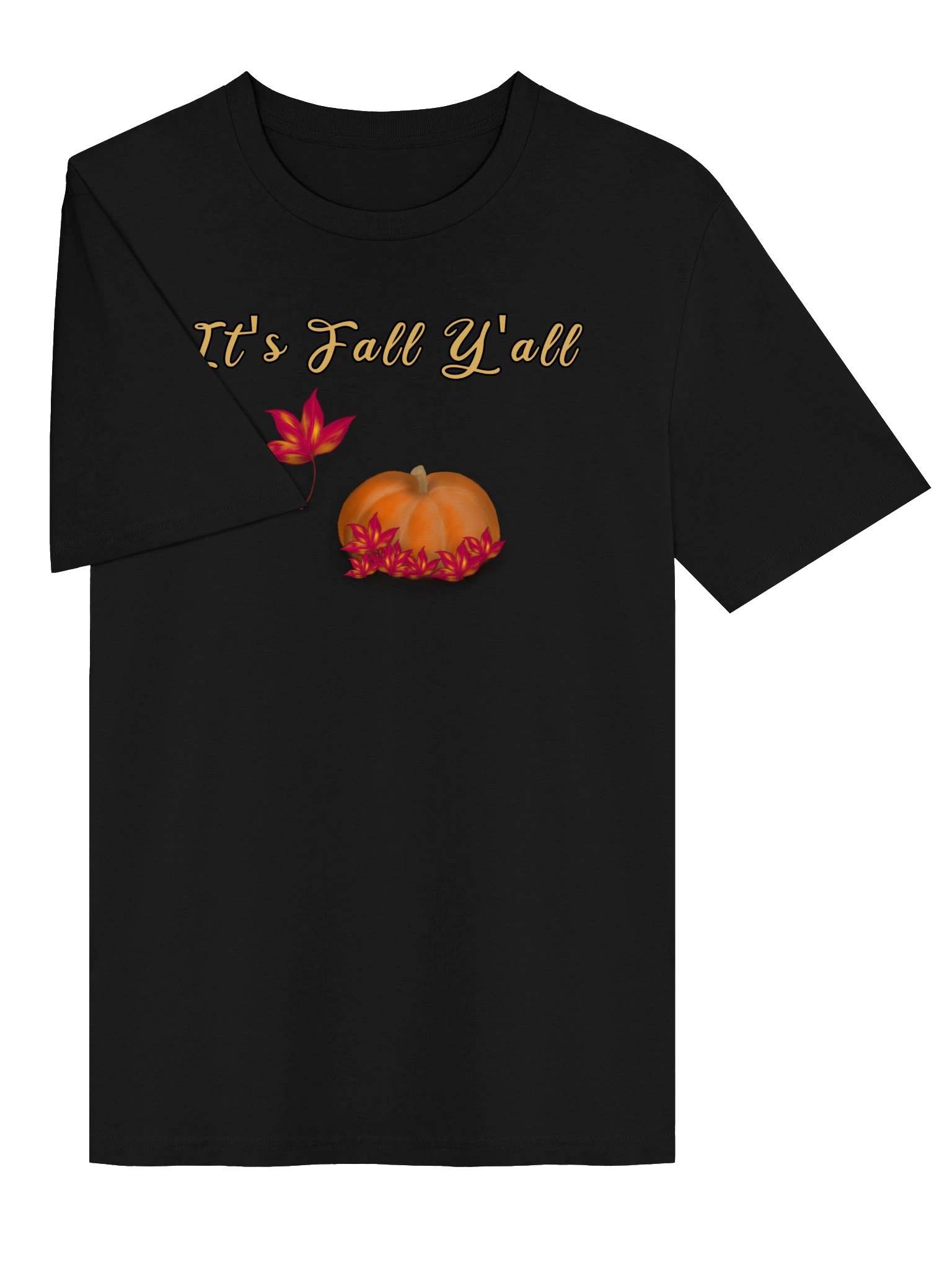"It's Fall Y'all" T-Shirt. Unisex Stanley/Stella Organic Ribbed Neck T-Shirt product image (2)