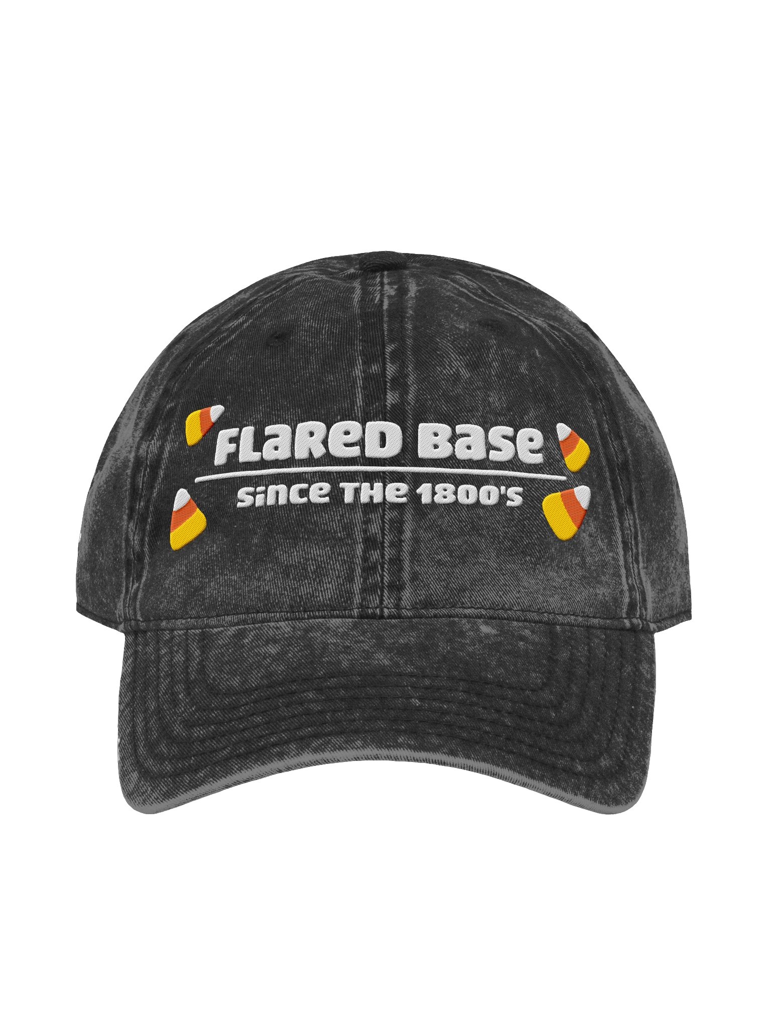 Candycorn Flared Base Dad Hat product image (1)