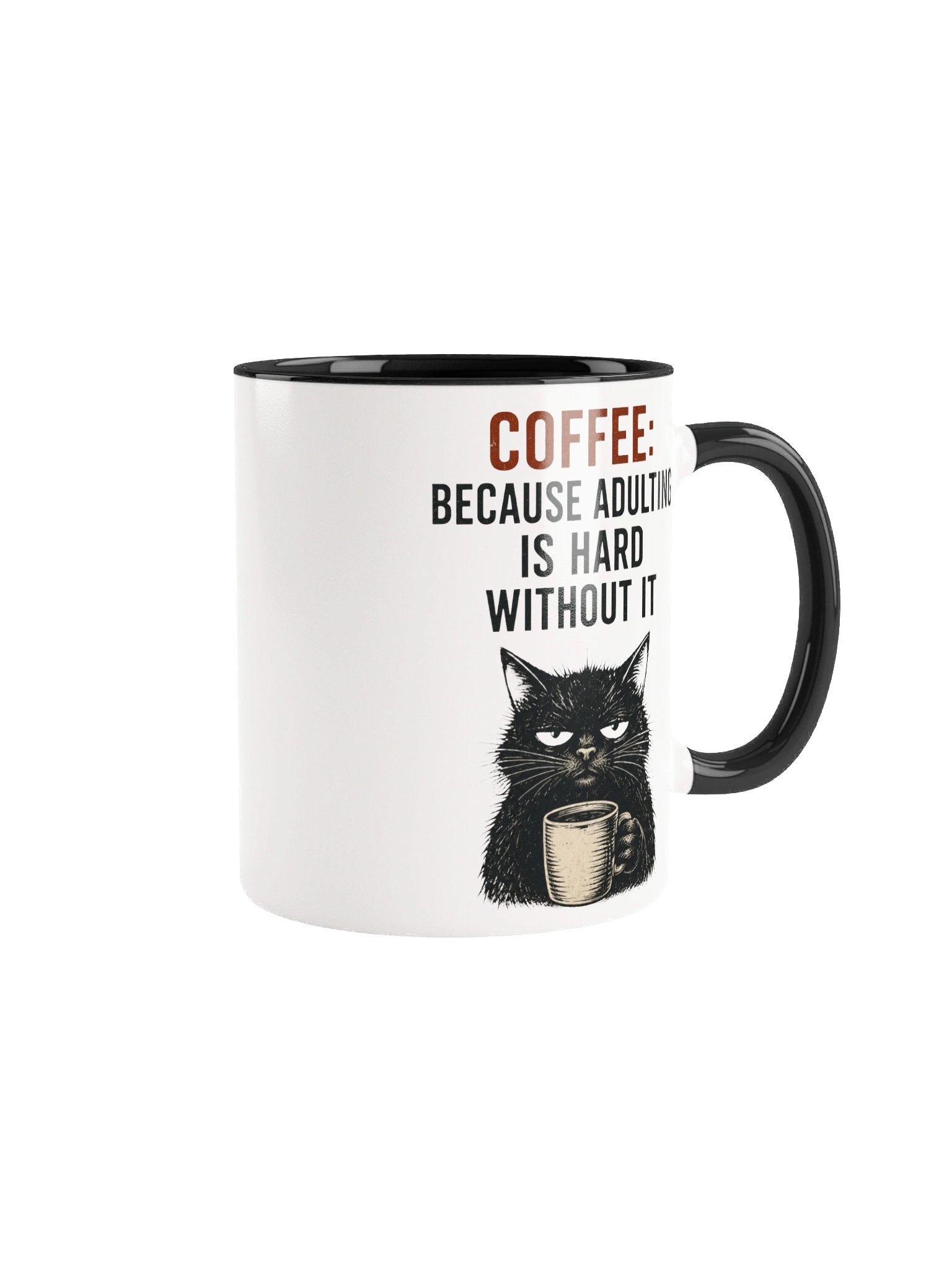 Coffee Cat Adulting Mug product image (4)