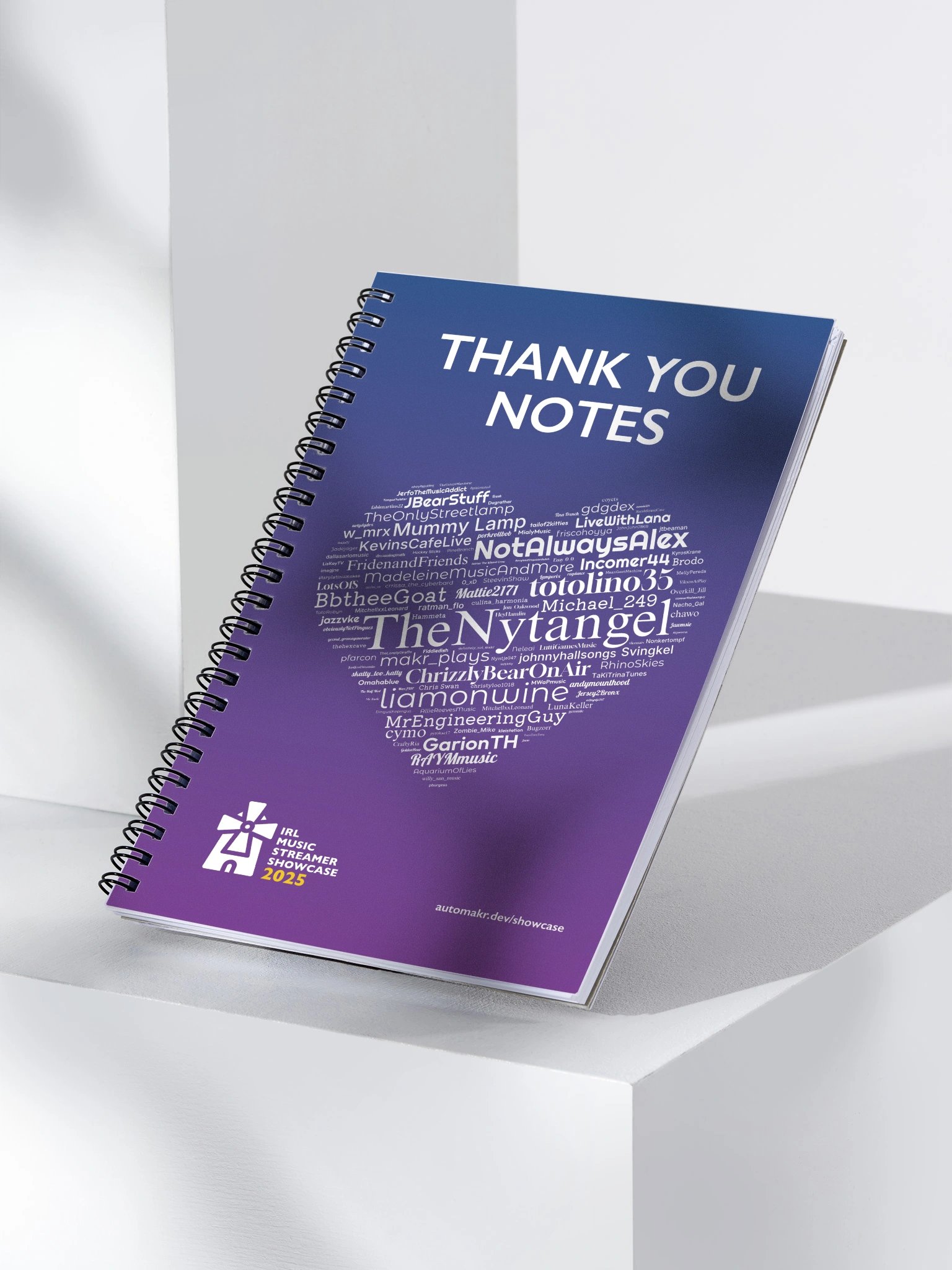 Showcase 2025 Thank You Notes product image (3)