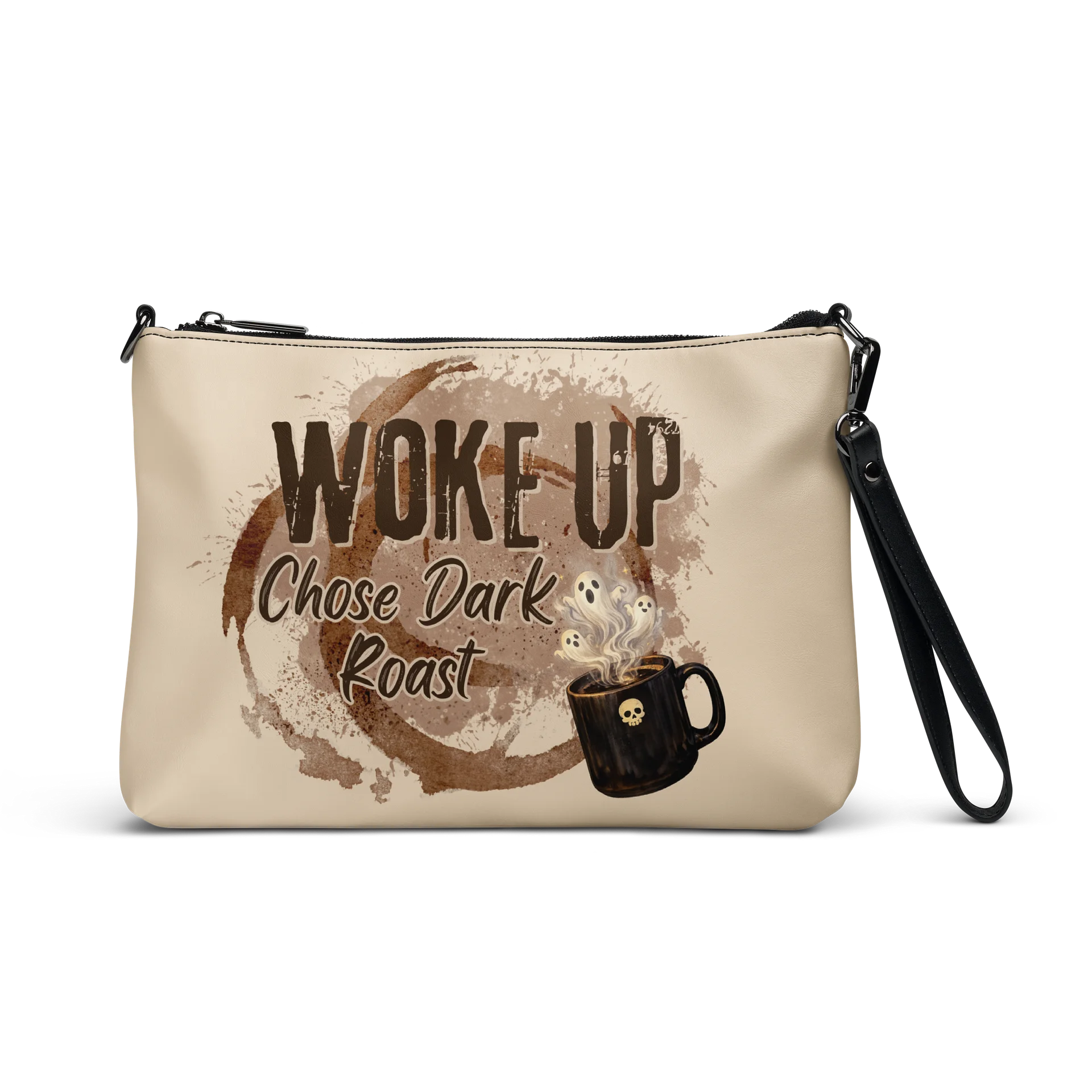 Woke Up. Chose Dark Roast. Witchy Coffee Crossbody Bag product image (1)