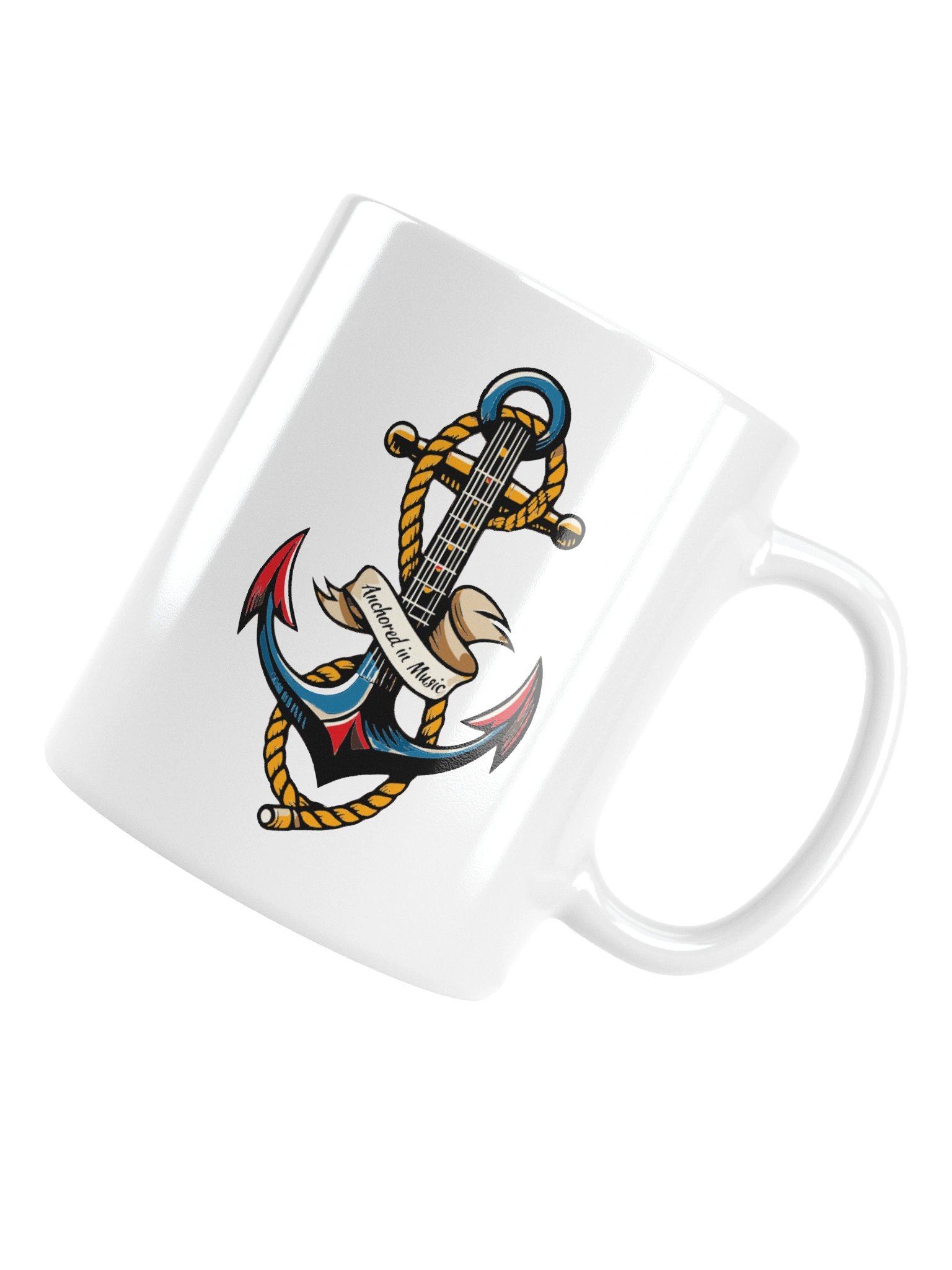 Anchored in Music Coffee Mug product image (5)