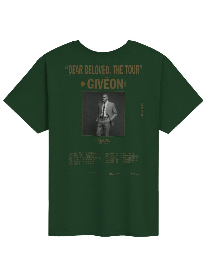GIVĒON Dear Beloved Global Tour 2026 Merch Tshirt product image (2)