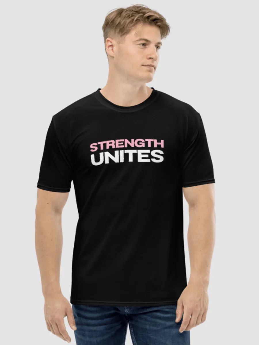 Breast Cancer Awareness: Strength Unites T-Shirt - Black product image (1)