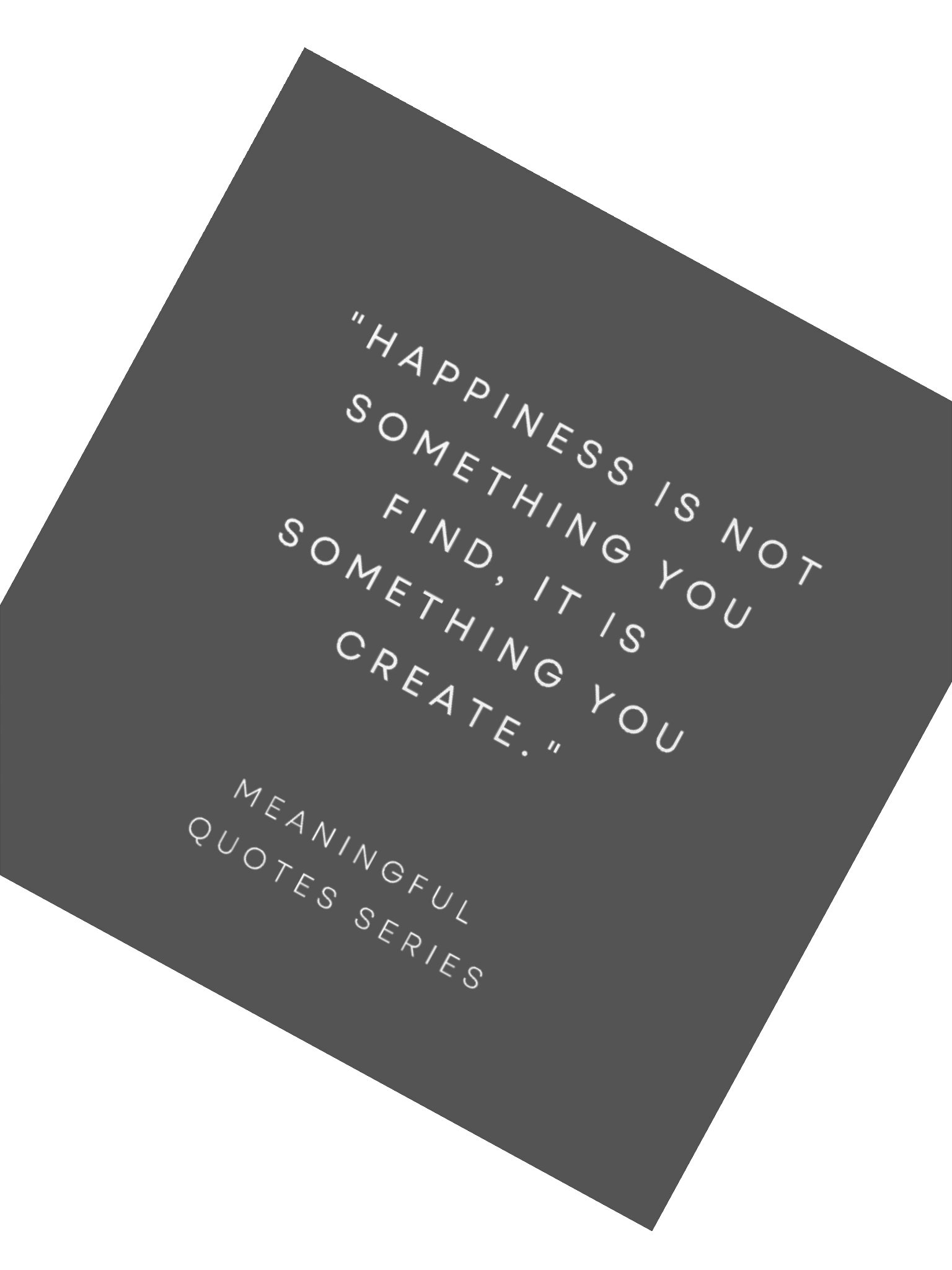 Happiness Is Something You Create. product image (2)
