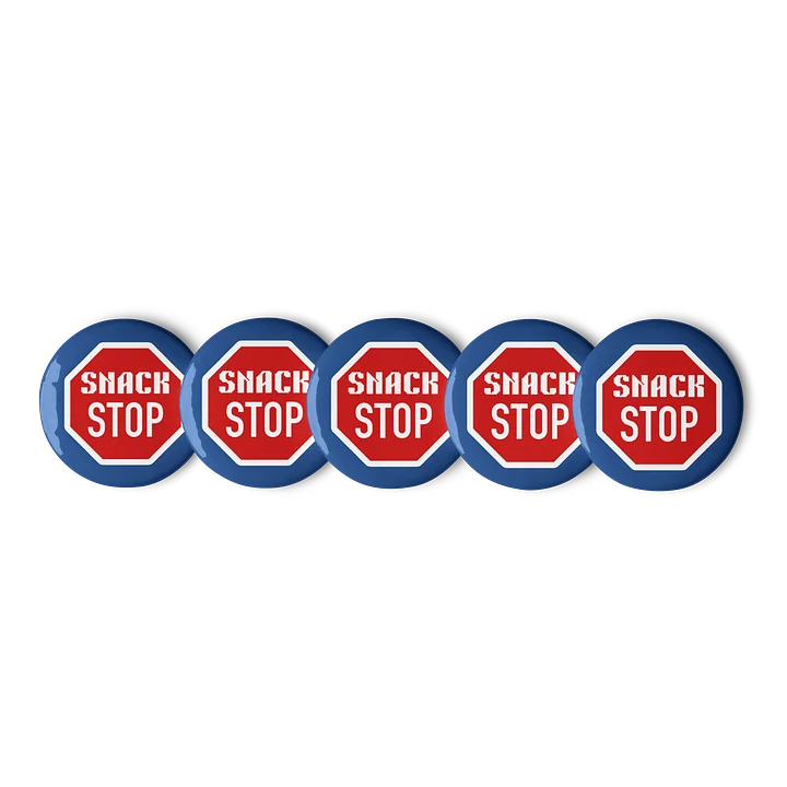 Snack Stop - Set of 5 Buttons product image (1)