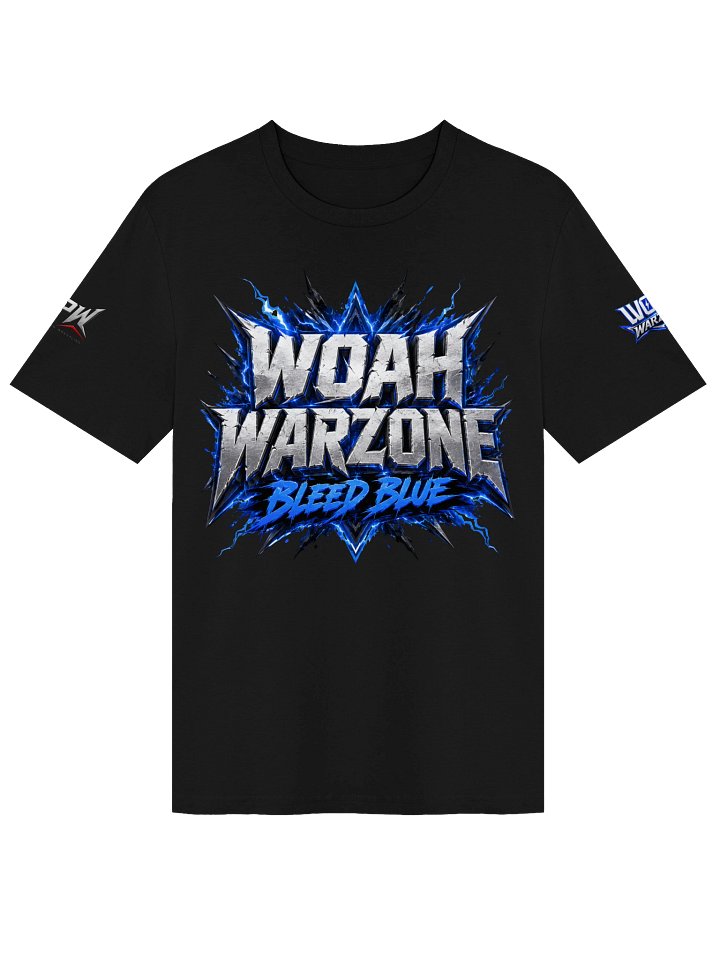 Woah Warzone Bleed Blue Lightning Tee product image (4)