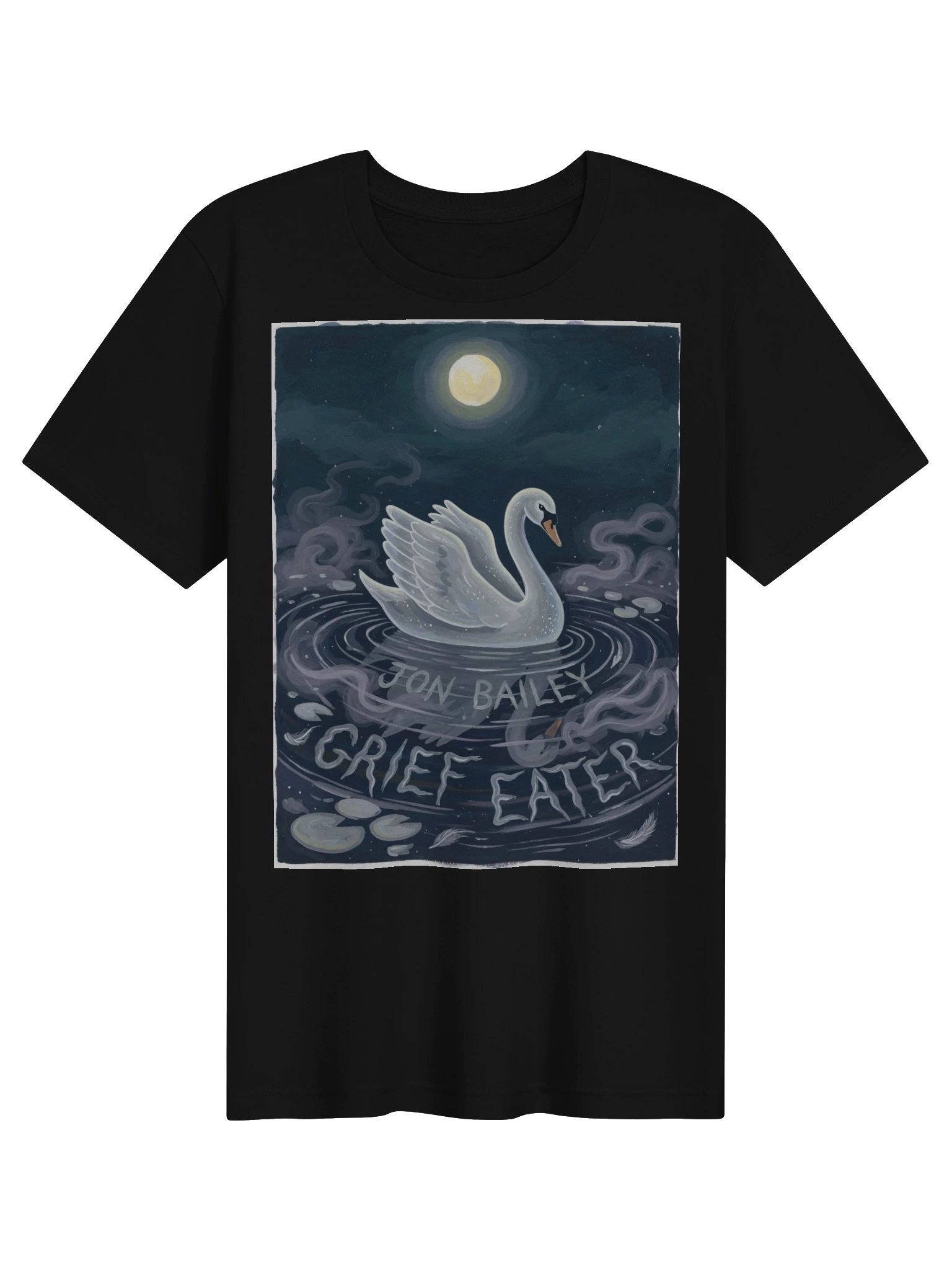 Haunted Bird Tee — Moonlit Swan product image (1)