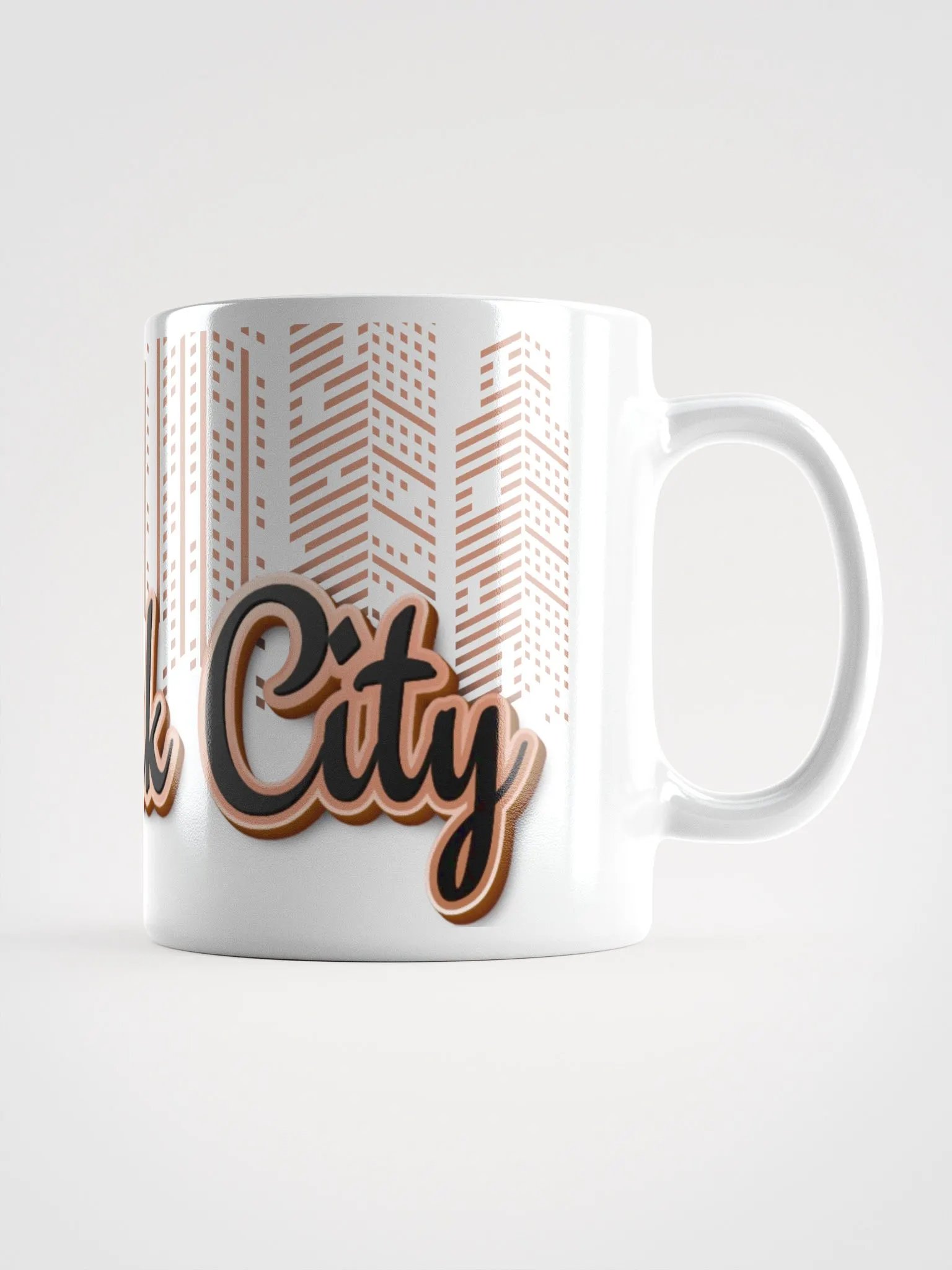 Cityscape Script Mug product image (1)