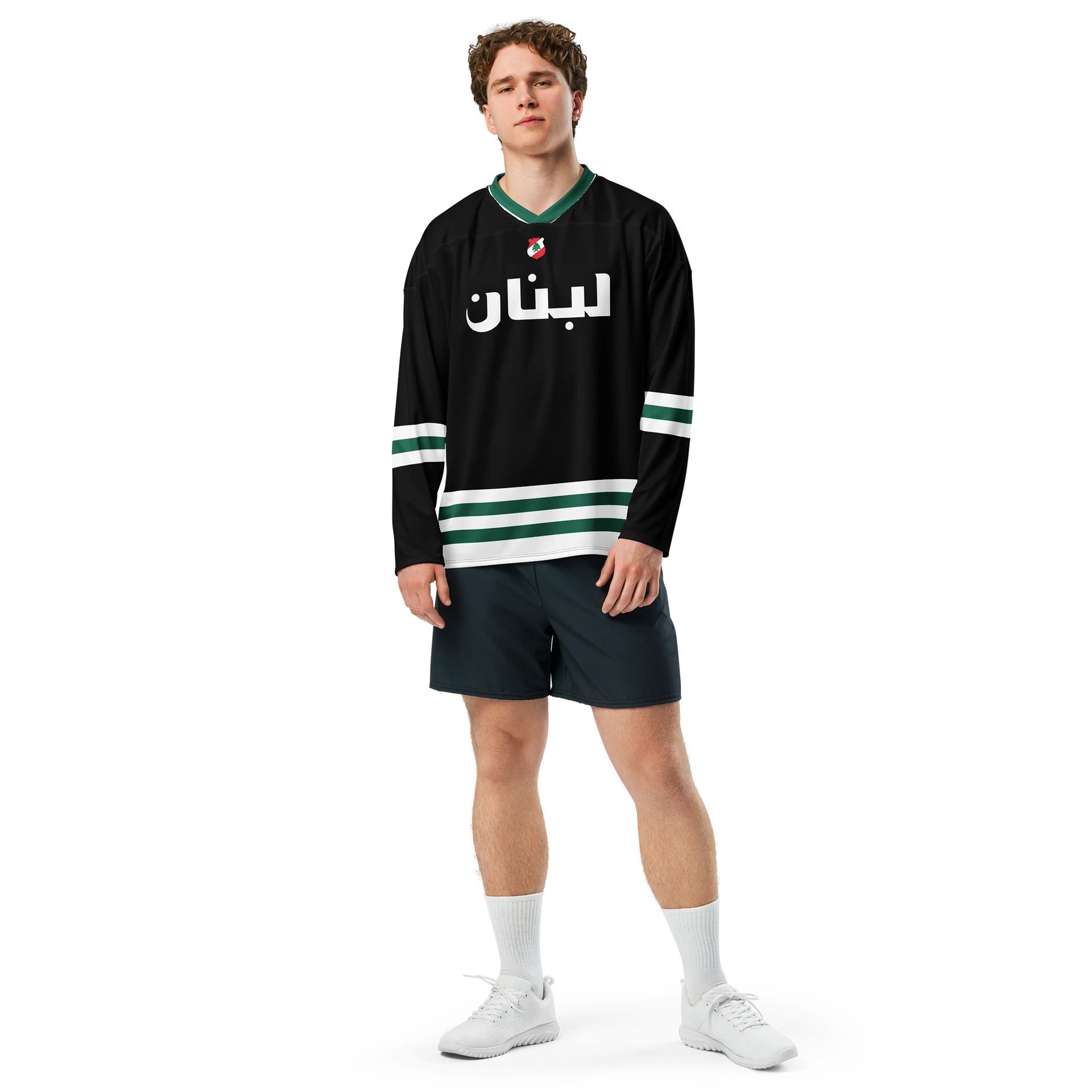 Lebanon Long Sleeve Hockey Jersey Oversized product image (6)