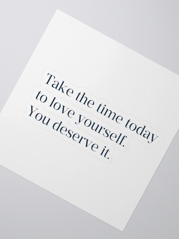 LOVE YOURSELF STICKER product image (2)