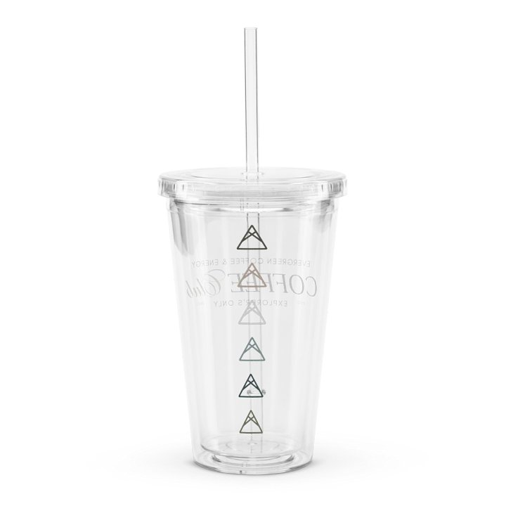 Coffee Club Clear Plastic Tumbler | Sip Society product image (2)