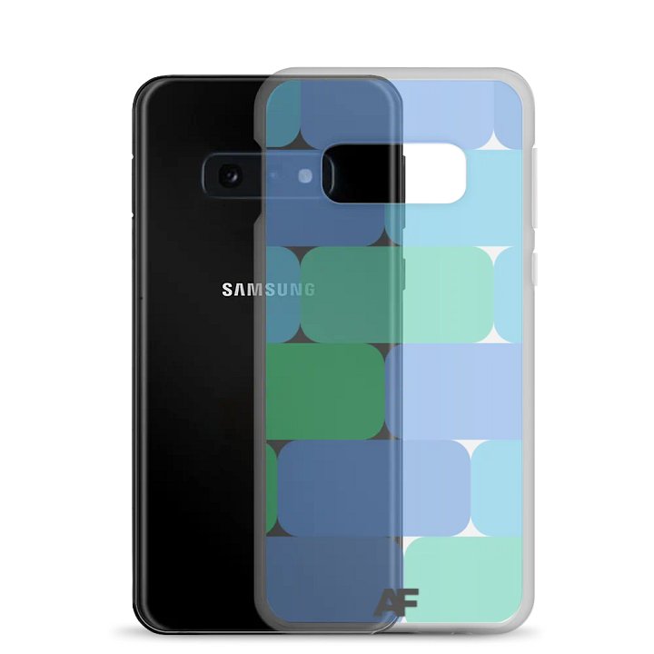 AF Blue-Green Stack Clear Samsung® Case product image (21)