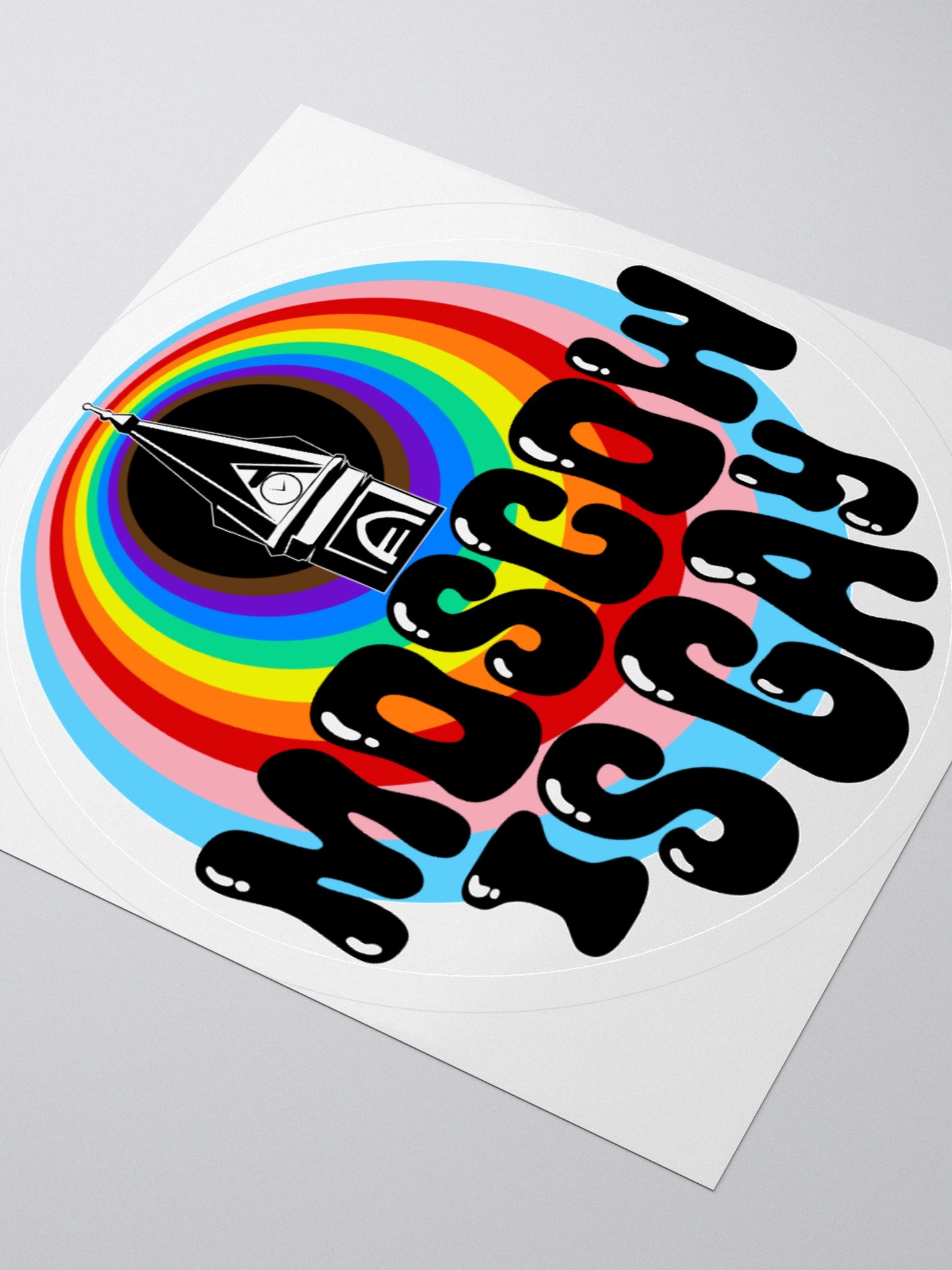 "MOSCOW IS GAY" city sticker product image (3)