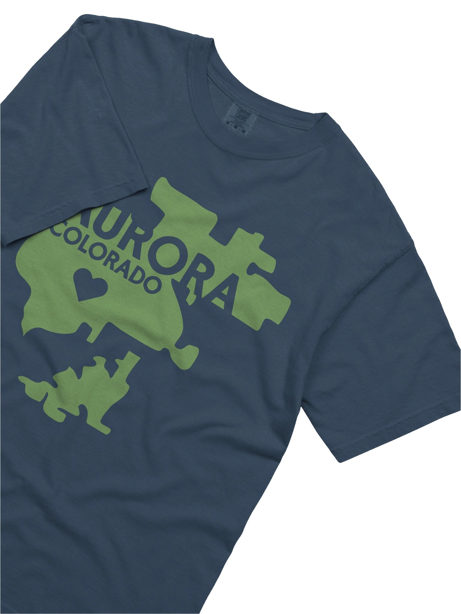 Aurora Map T-shirt (Green) product image (5)