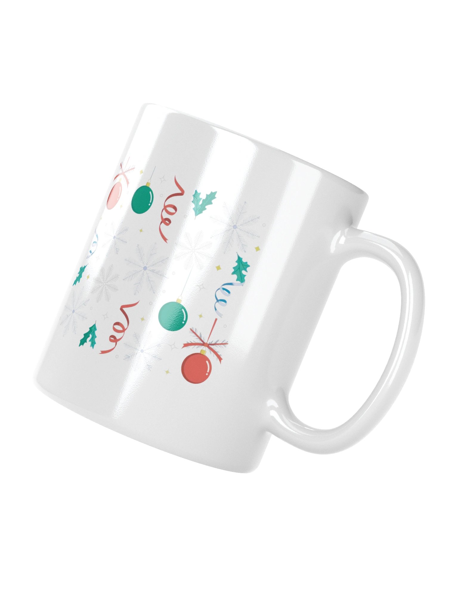 Snowflake and Ornament Holiday Coffee Mug product image (12)