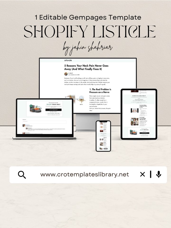 5 Reasons Gempages Listicle Template product image (1)