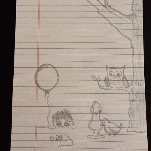Random sketching done today 🎈❤️