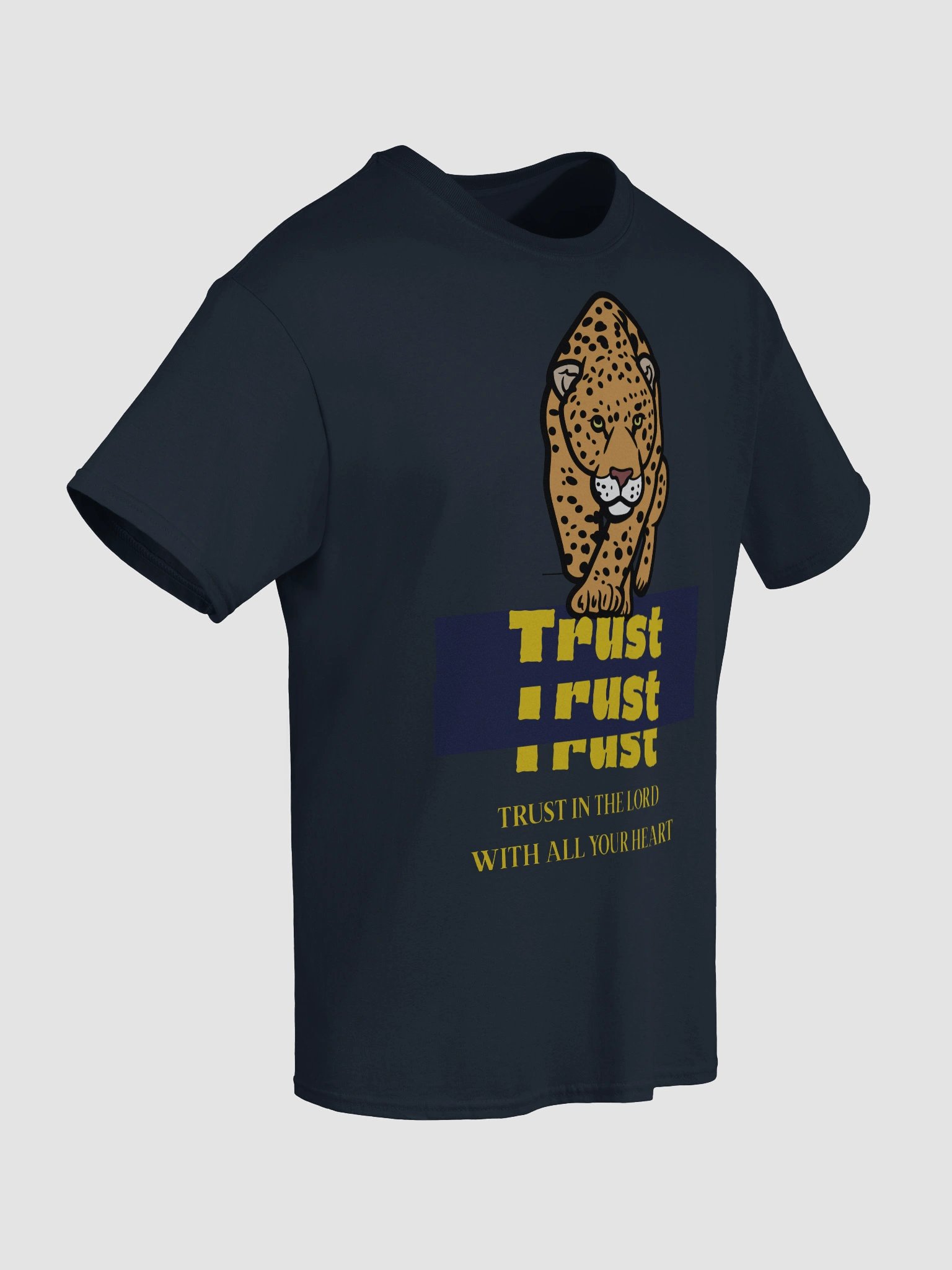 Trust in the Lord Leopard Graphic Tee product image (8)