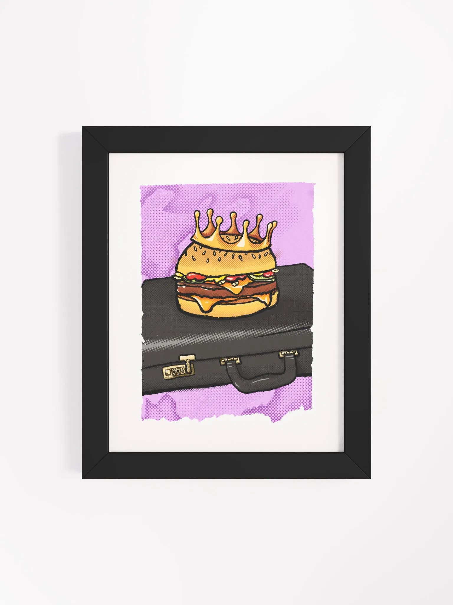 Royale W/ Cheese Framed High-Quality Matte Poster (in) by Allcolor product image (4)