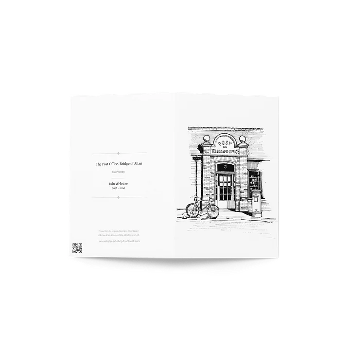 Post Office, Bridge of Allan - Greeting Card product image (2)