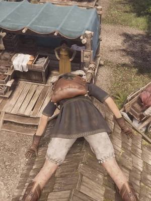 Swash adding his own little bit of spice to the soup. #medievaldynasty #medievaldynastygame 