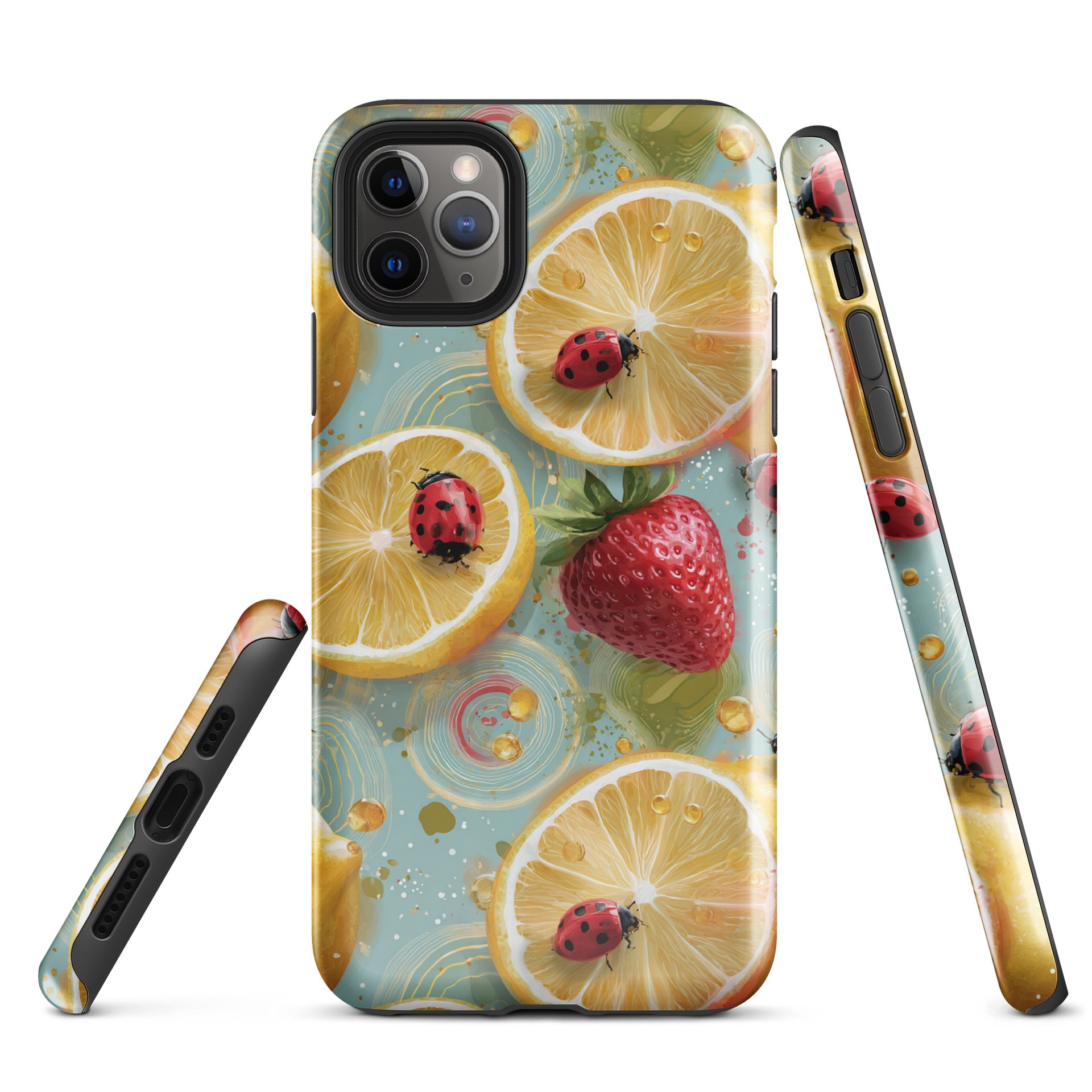 Lemon Ladybug Delight iPhone® Tough Case product image (2)