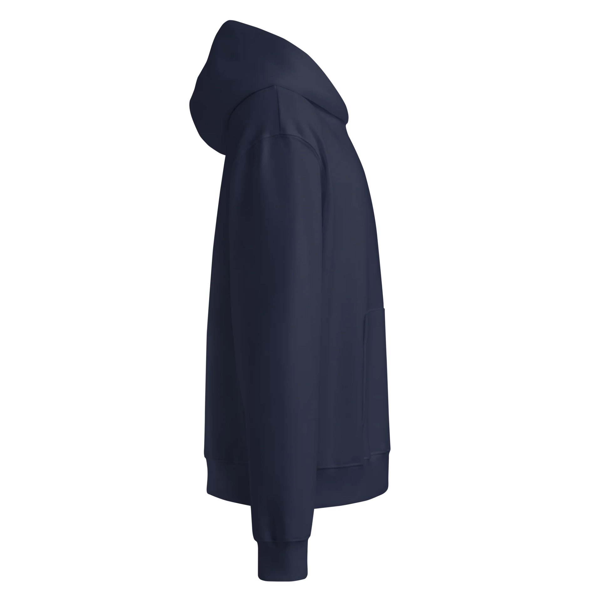 ACETAMINOFIEND embroidered l.c. navy slouchy hoodie product image (4)