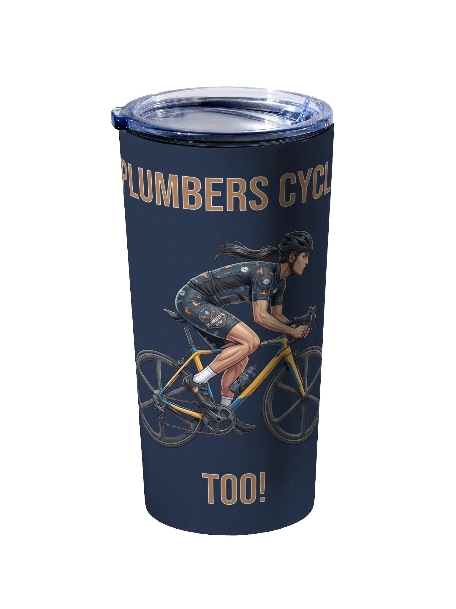 Plumber Athlete 20oz Tumbler | Ladies Cycling Edition product image (2)
