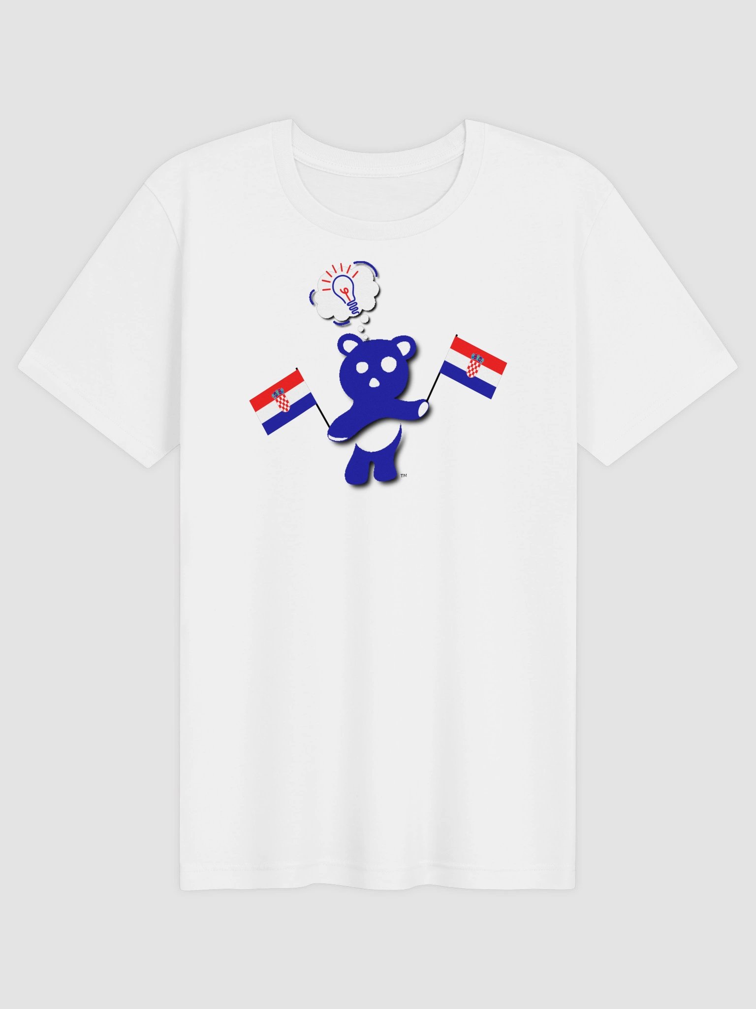 Croatia — Country Bear T-Shirt | BehrBrained Media product image (27)