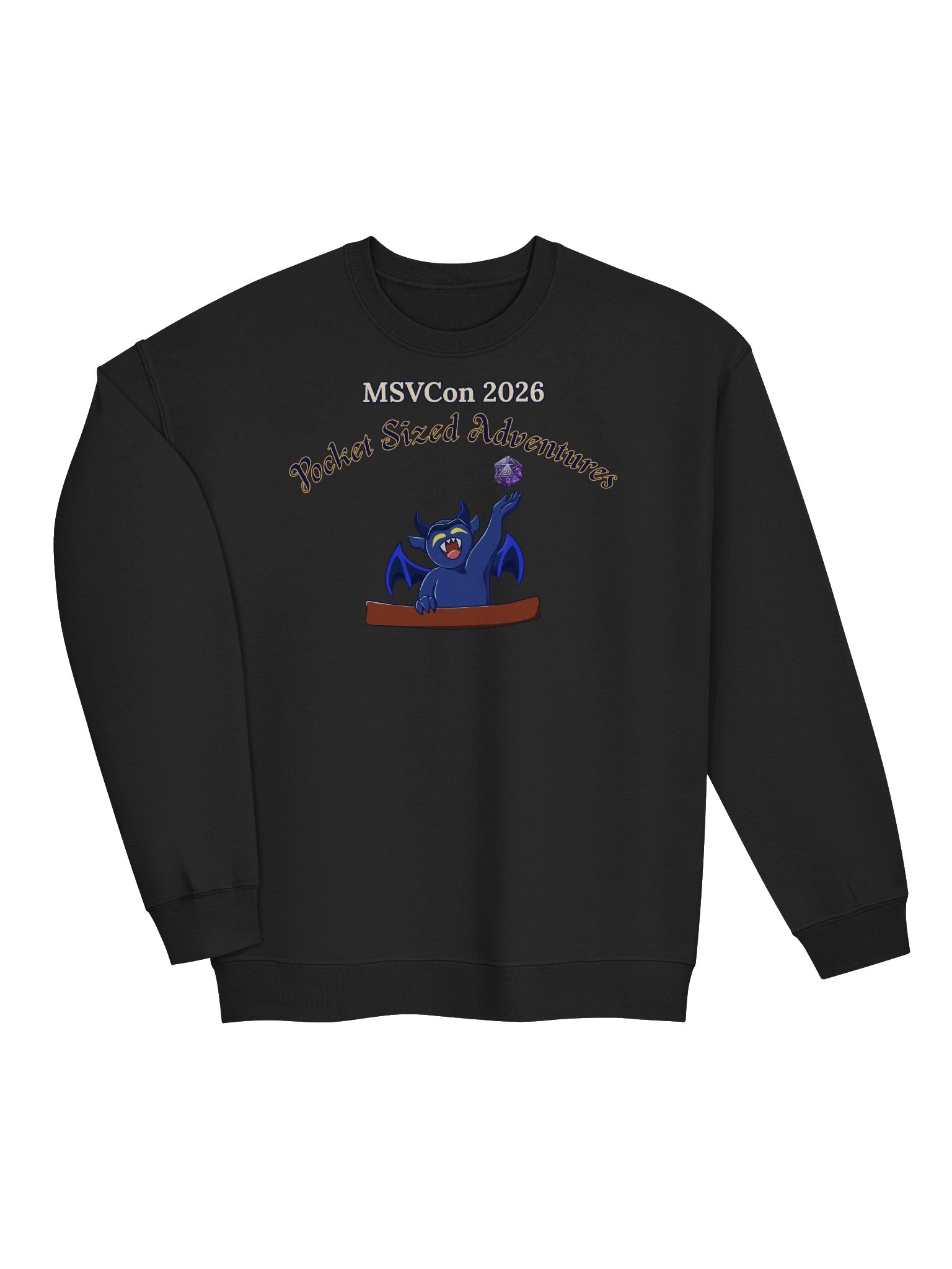 MSVCon 2026: Pocket Sized Adventures Crewneck Sweatshirt product image (3)