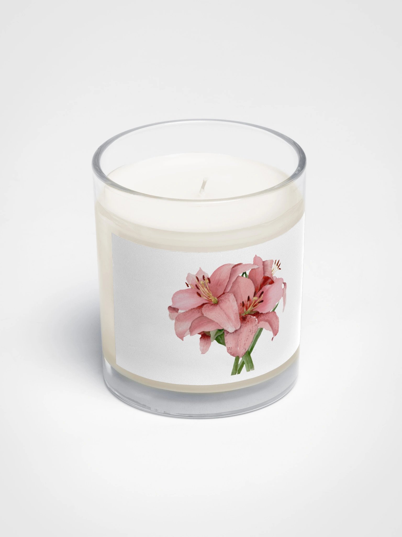 Pink Lily Soy Wax Candle product image (2)