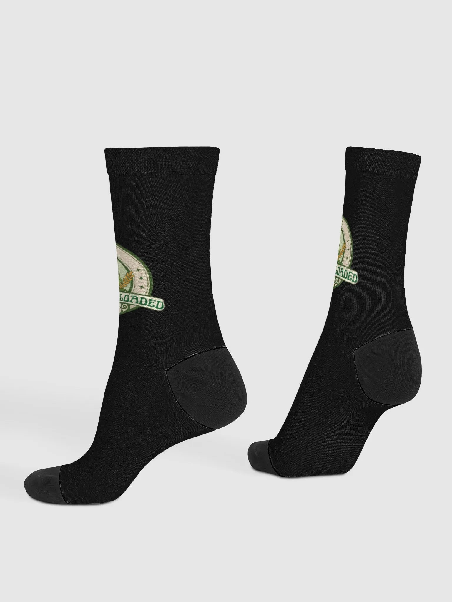 Farming Overloaded Black Crew Socks product image (4)