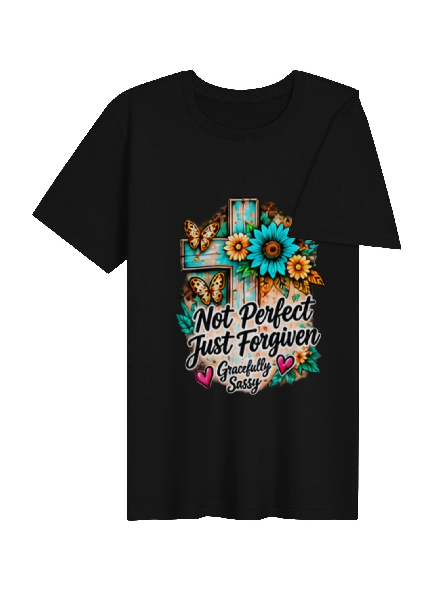 Not Perfect, Just Forgiven - Faith Graphic Tee product image (11)