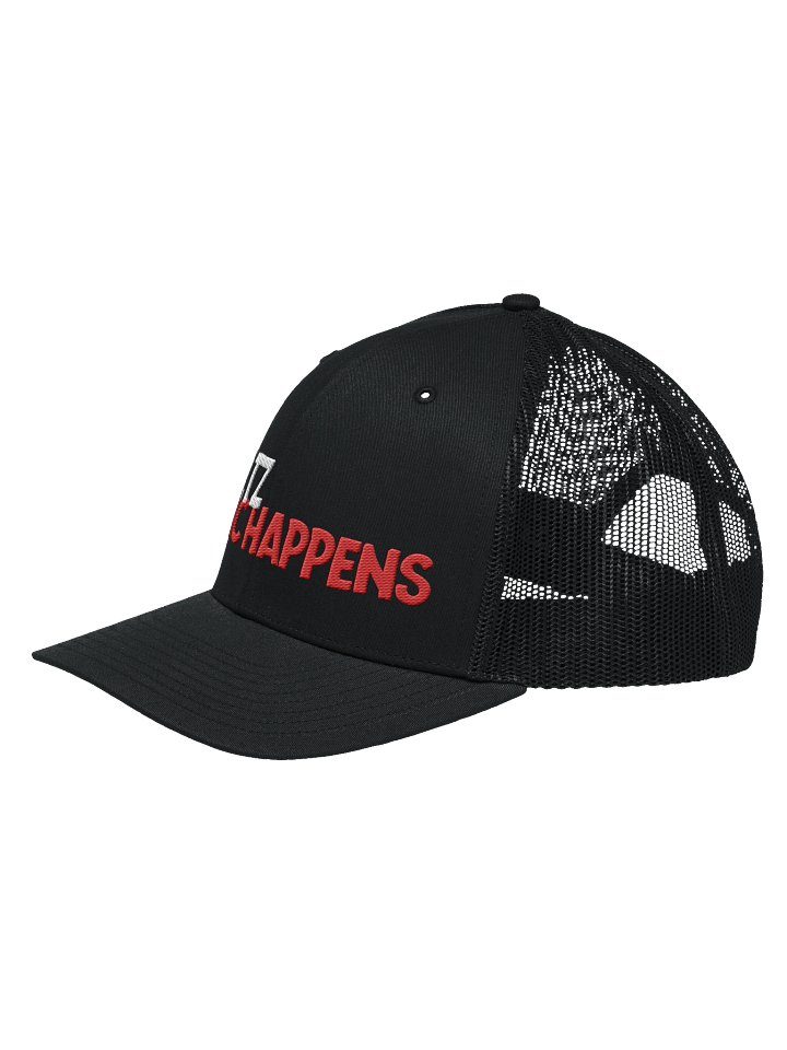 MUSIC HAPPENS Black trucker cap product image (2)
