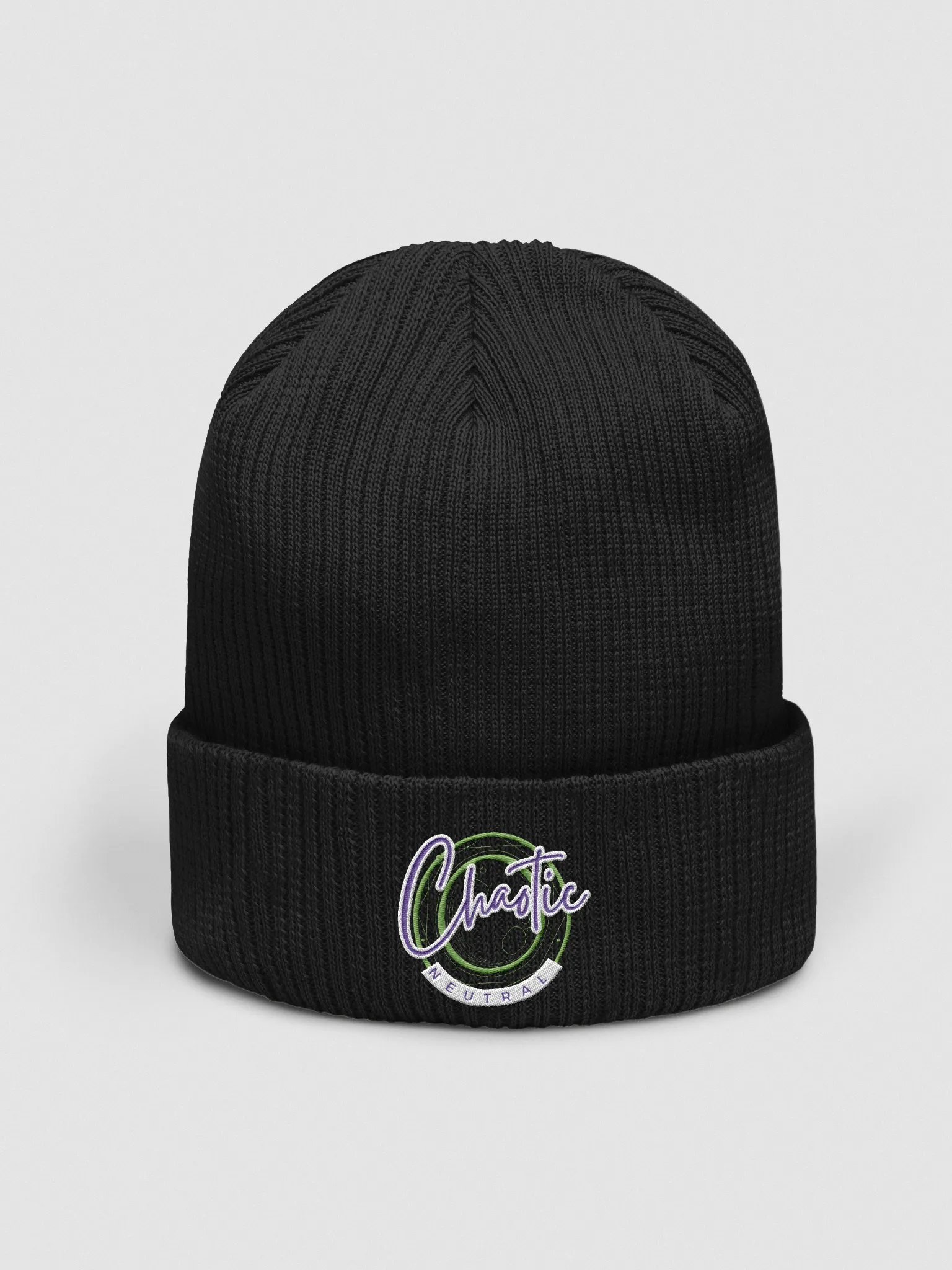 Chaotic Neutral Brushstroke Beanie product image (1)