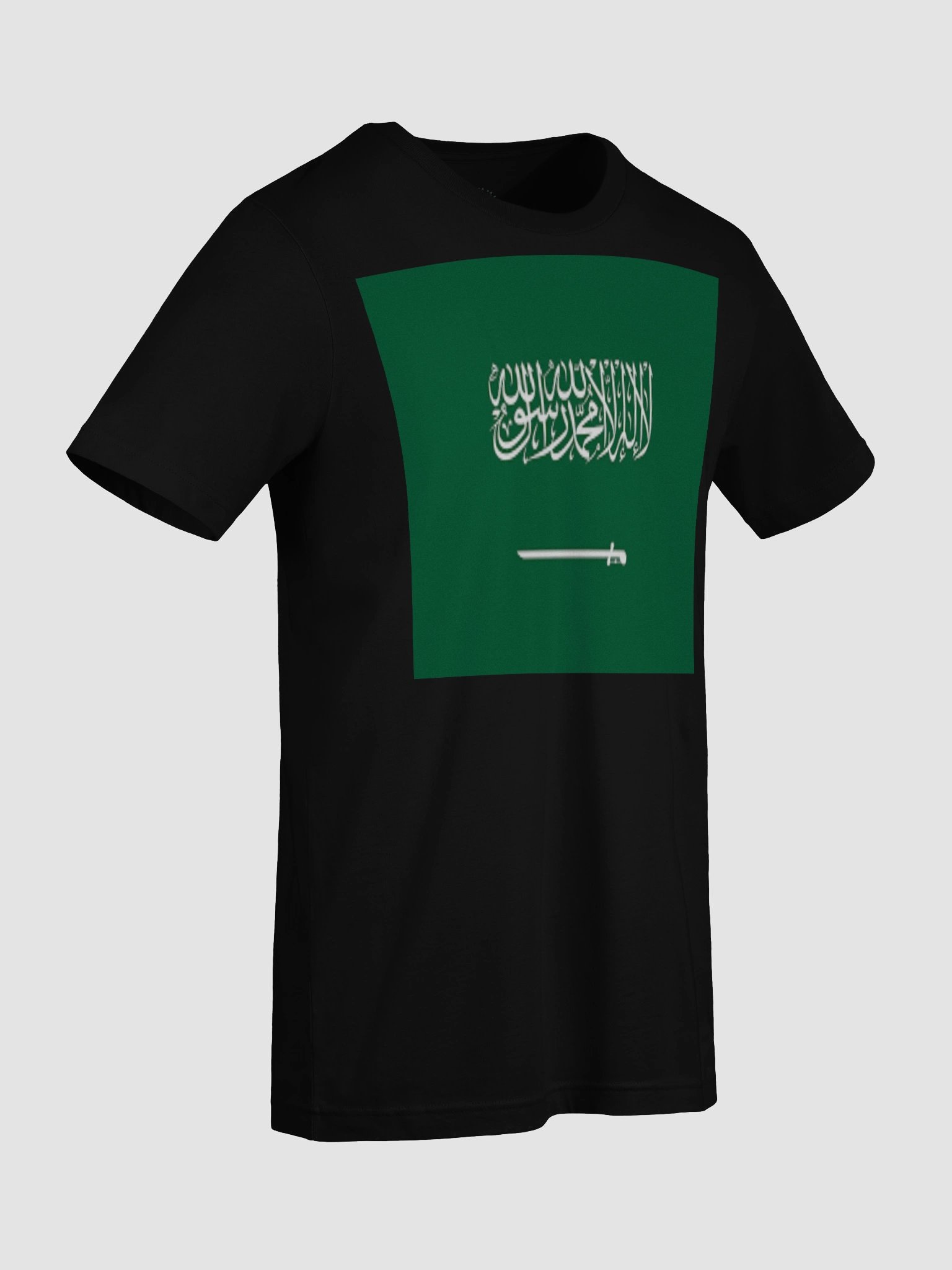Saudi Arabia Flag Unisex T-Shirt - Exclusive Design Celebrating Cultural Heritage - Sizes XS-5XL product image (91)