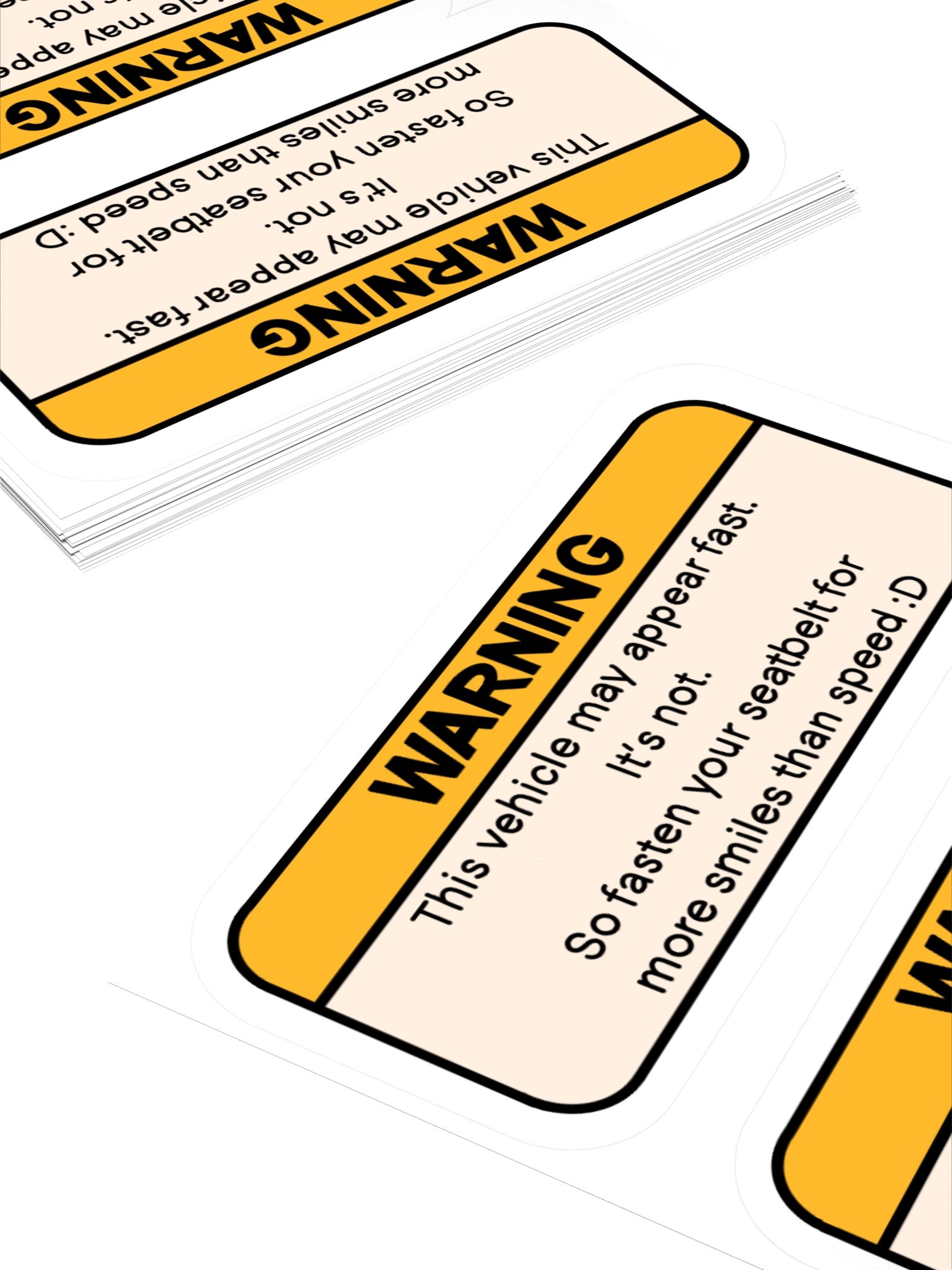 Car Warning Sticker product image (4)