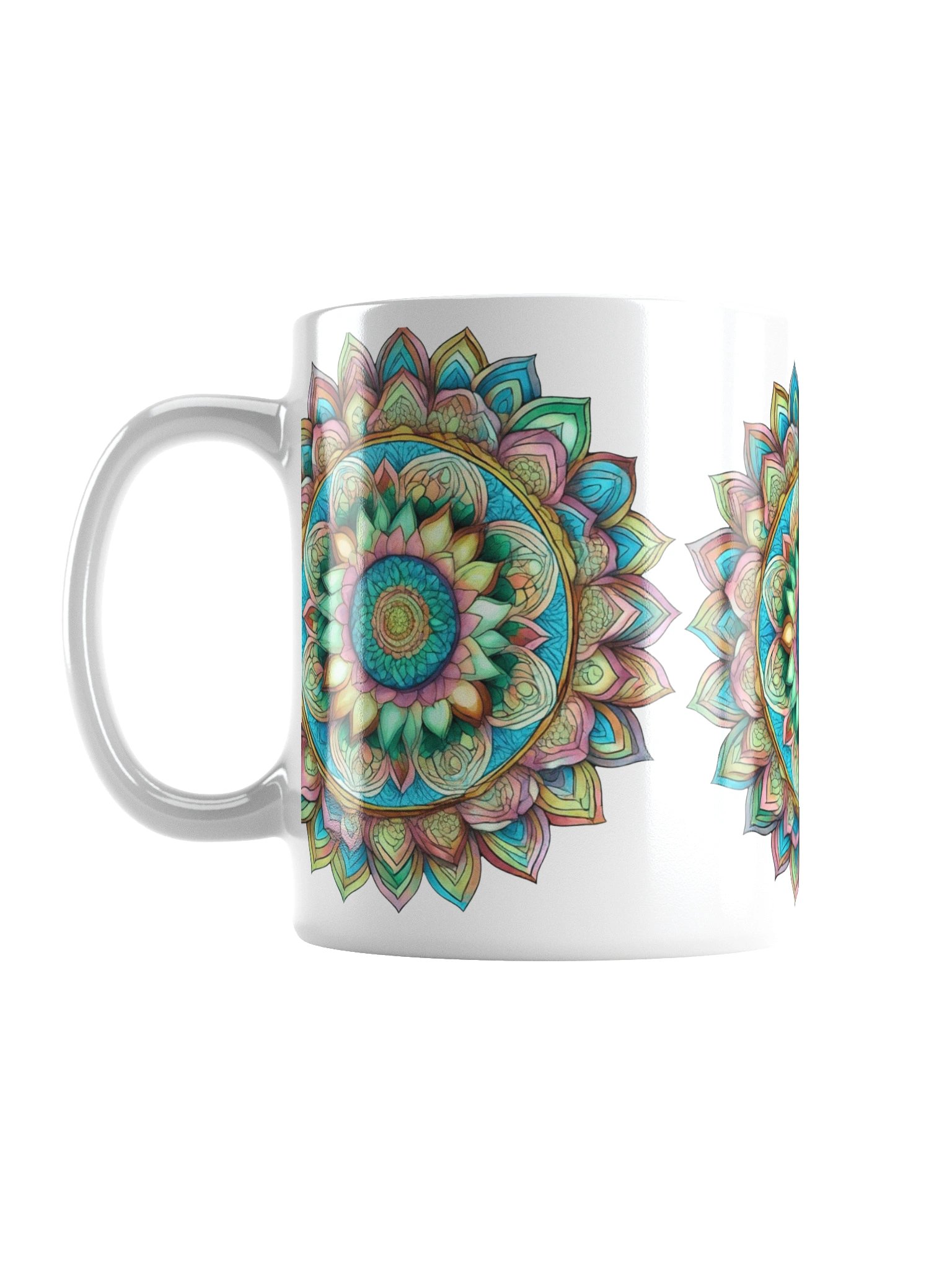 Autumn Bloom Mandala - Mug product image (3)