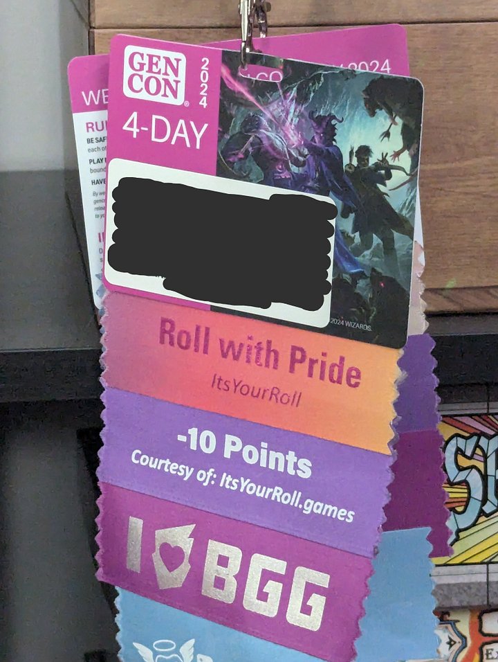 Roll with Pride Badge Ribbon product image (2)
