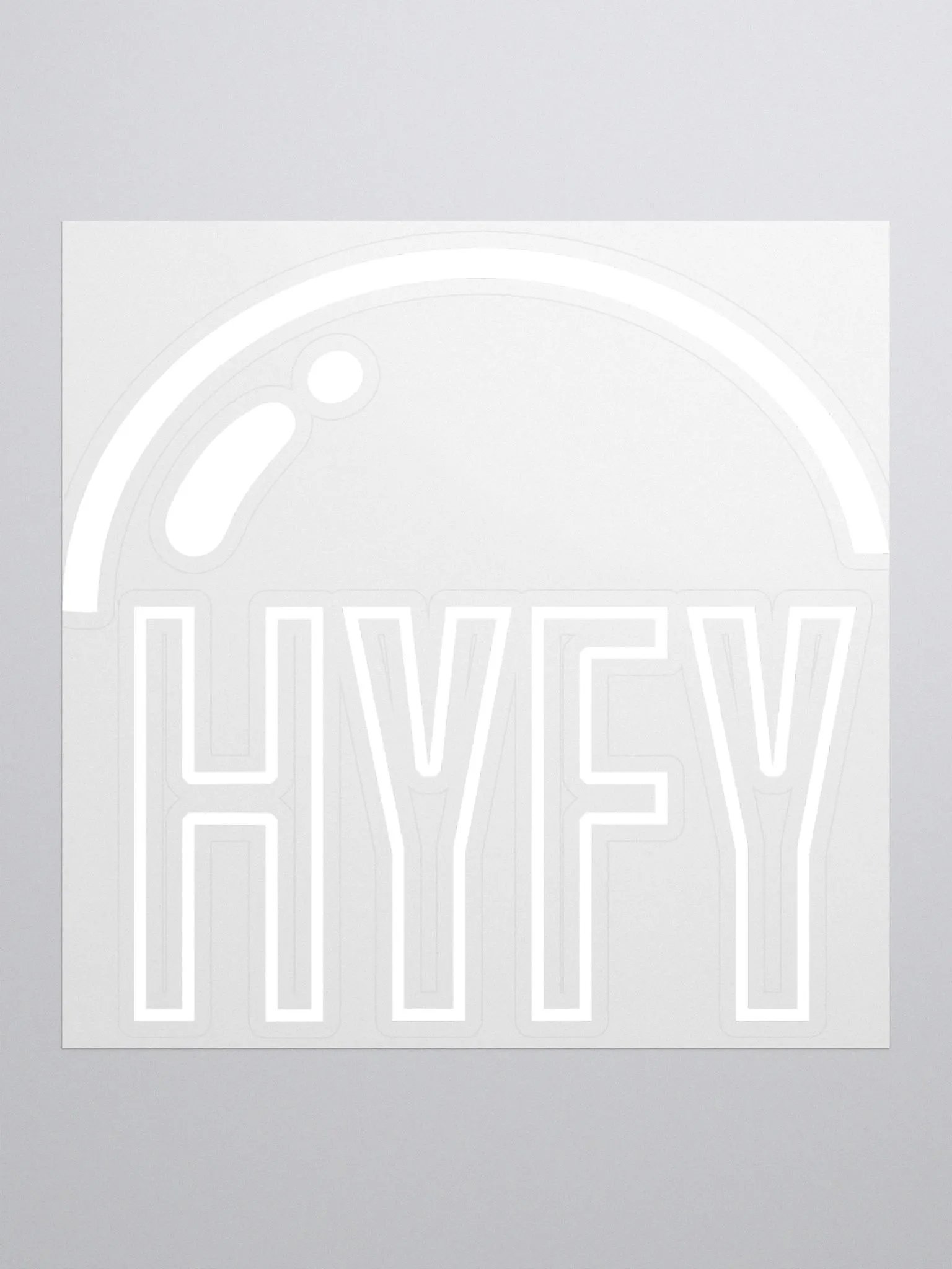HYFY BALD sticker product image (1)