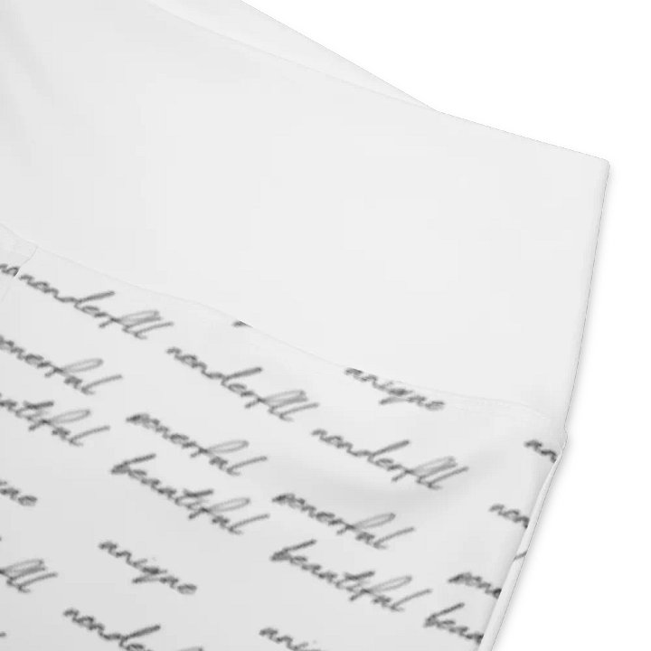 "Beautiful, Unique, Wonderful, Powerful" Affirmation Flare Pants product image (1)