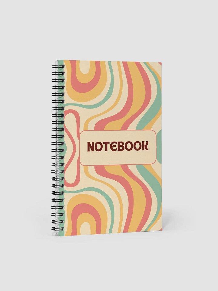Psychedelic Swirls Spiral Notebook product image (1)